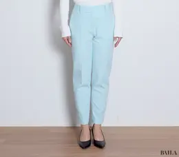 PLUS STYLEスティックパンツ（コットンブレンド）　フロント