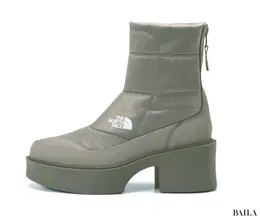 THE NORTH FACE「カルミア ヌプシ ブーツ ウォータープルーフ」￥26400　アスファルトグレー×TNFブラック　サイズ6　24.0cm　162cm　色み　マッシュルーム