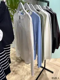 ソフトシアークルーネックT(長袖)￥990