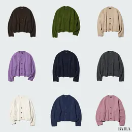 スフレヤーンショートカーディガン　カラバリ