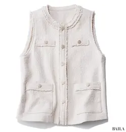 インデックスのツイードジレ 登壇 服