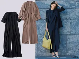 【30代のイマドキ登壇服】マディソンブルーほか知的オーラをまとうハンサムなオールインワン