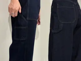 身長162cm GU rokh 2025 aw  Mサイズ 「バレルレッグペインタージーンズ by rokh」