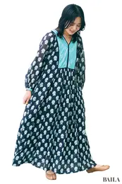 【サマ見えワンピース】VASICプレス・岸悠里さん