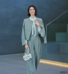 セットアップ登壇服のコーデ