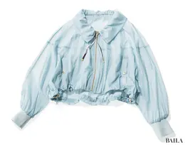 「BLUE LABEL CRESTBRIDGE（ブルーレーベル・クレストブリッジ）」のシアーブルゾン