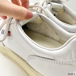 AUTRY（オートリー）　PLATFORM LOW　インナー素材　パイル地　寄り画像