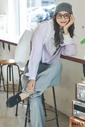 コットンT×とろみパンツをカジュアル顔のローファーで受け止めて