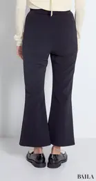 ストレッチフレアパンツ　バック