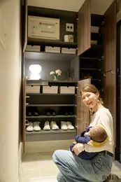 クレストプライムシティ南砂　モデルルーム　シューズクローゼット