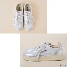 オートリー　MEDALIST LOW BYCOLOR　コラージュ画像