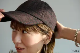 ユニクロ秋新作のキャップ