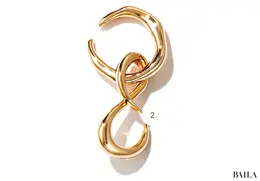 イリスフォーセブンのイヤカフ　イヤカフ（SV925＋Ｇコーティング）￥18700／フーブス（イリスフォーセブン）