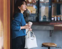 残業の日は…きれいな淡色も続々！【メンズのラムクルーネックセーター】