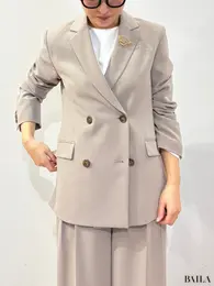 トリアセブレンドダブルジャケット￥23000