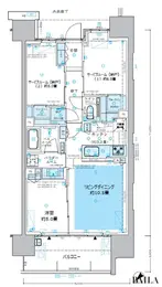 シティテラス赤羽　モデルルーム　間取り図