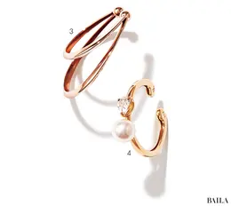 ヴァンドーム青山のイヤカフ　繊細なのに存在感もある おしゃれ上級の5指全部づけ