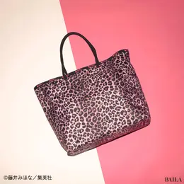 ギャルズ×レスポートサックコラボ　リバーシブルトートバッグ　レオパード柄