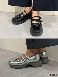 身長162cm GU rokh 2025 aw  「メリージェーンシューズ by rokh」