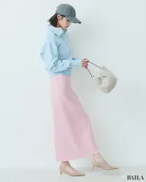 ペールトーン合わせで、半歩先をいくカラーコーデがかなう