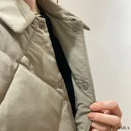 ユニクロ　パフテックキルティングジャケット　スナップボタン