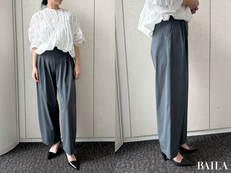 主役ブラウスを合わせればキレイめコーデの完成！