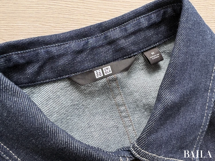 デニムボクシーシャツ/5分袖の「サイズ」をメジャーで実寸！