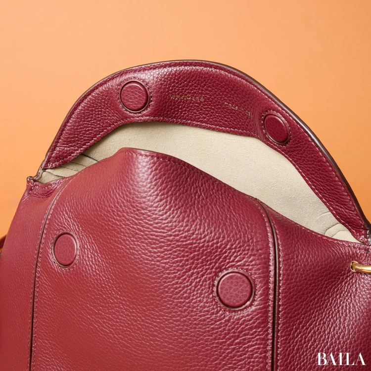 ワンドラー　ペネロペ スラウチバッグ　開口部