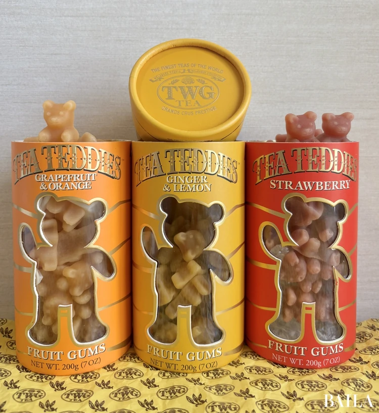 TWG Tea ティーテディ　テディベア型　フルーツグミ　2種セット ついに日本上陸！TWGのテディベア型グミが可愛すぎる