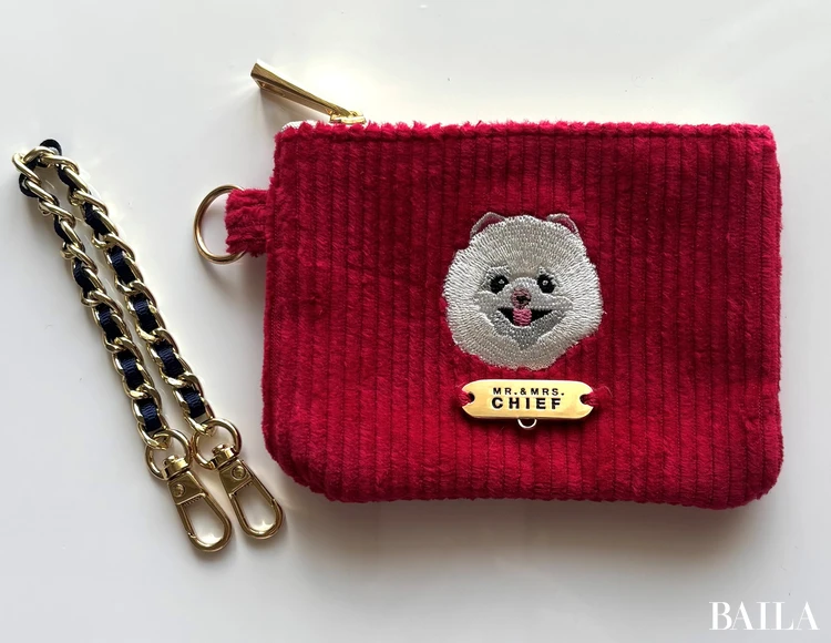 ミスターアンドミセスチーフ　キーポーチ　ポメラニアン