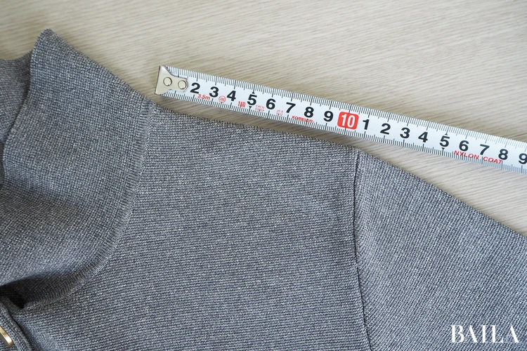 肩（襟のつけ根〜腕のつけ根）：約11cm