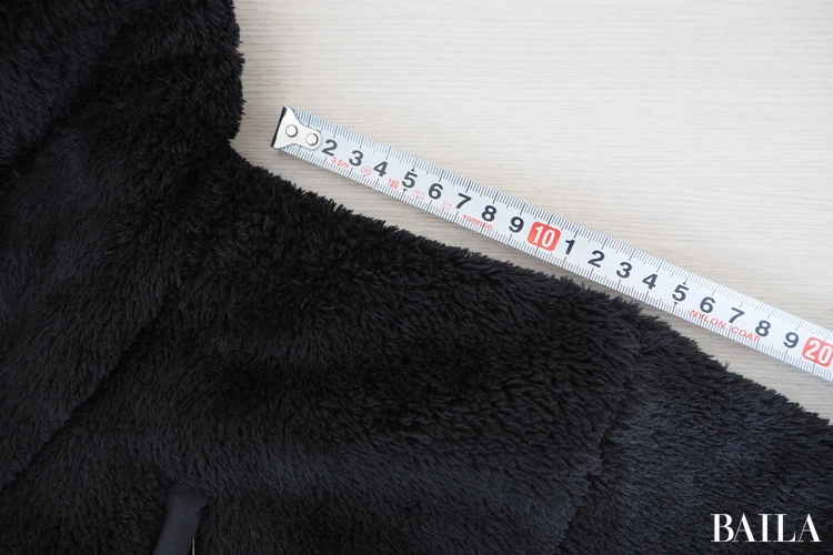 肩(襟〜切り替え部分):約14cm THE NORTH FACE「ショート バーサ ロフト ジャケット」¥37400 ブラック Lサイズ 162cm