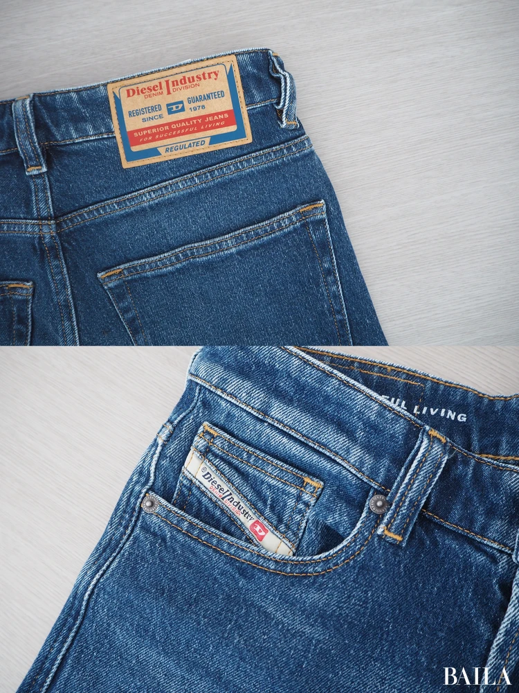 デザイン:さりげない「DIESEL」が散らばって、シンプルだけど退屈じゃない