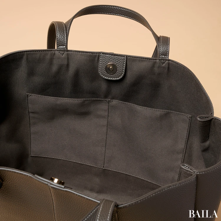 ルーニィ　舟形トートバッグ　内側　オープンポケット