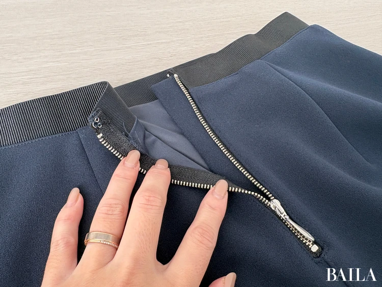 ウエストゴム部分