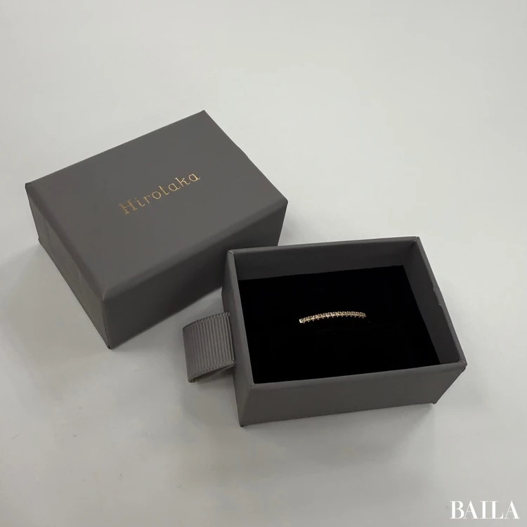 「Hirotaka（ヒロタカ）」 GOSSAMER U シェープ ダイヤモンド リング