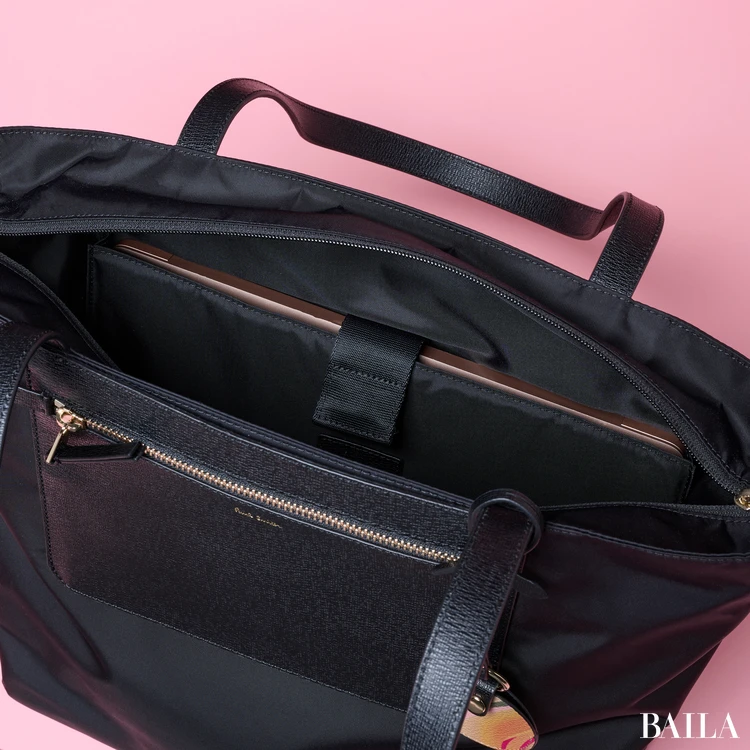 ポール・スミス　モダンナイロン トートバッグ　メインスペース　PC専用ポケット