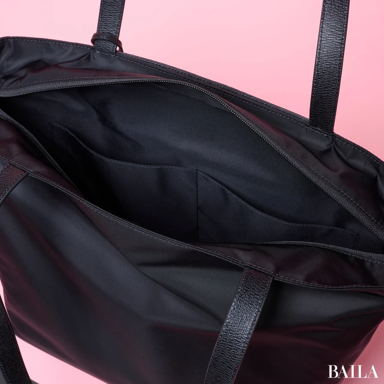 ポール・スミス　モダンナイロン トートバッグ　メインスペース　オープンポケット