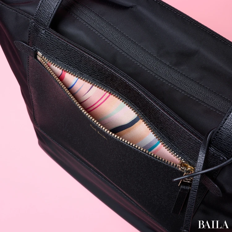 ポール・スミス　モダンナイロン トートバッグ　フロントポケット