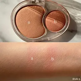 イエベ秋　パーソナルカラー プチプラコスメ チーク　フィー「デュアルチークメロウ ND02」