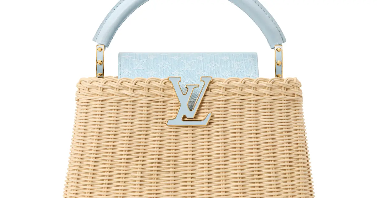 LOUIS VUITTON（ルイ・ヴィトン）】ラタンで仕立てた「カプシーヌ」の