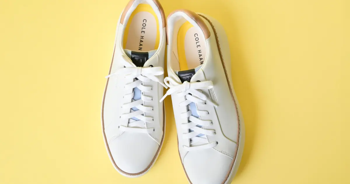 Cole Haan*春夏コーデの足元に*爽やかなピンクベース/Premier イエロー＆ピンクで足元から春色に♪ カジュアル可愛いキレイ色