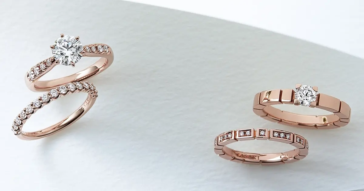 現行品♡TASAKI♡タサキ♡k18♡サクラゴールド♡エタニティリング 新品同様♡現行品♡TASAKI♡タサキ♡k18♡サクラゴールド