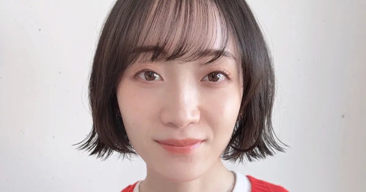 【ボブ・30代～40代大人の髪型】冬の短めへア⑦ヘルシーな抜け感ボブ