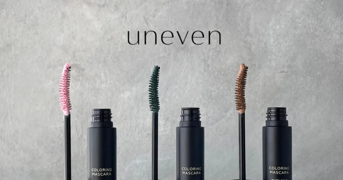 プチプラ 大人気 アニヴェン Uneven のカラーマスカラ3色を比較してみた Baila