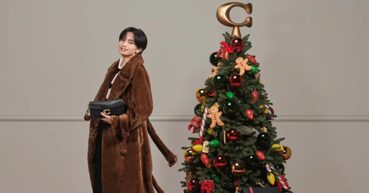 COACH（コーチ）】中島健人さんがホリデーキャンペーンに登場