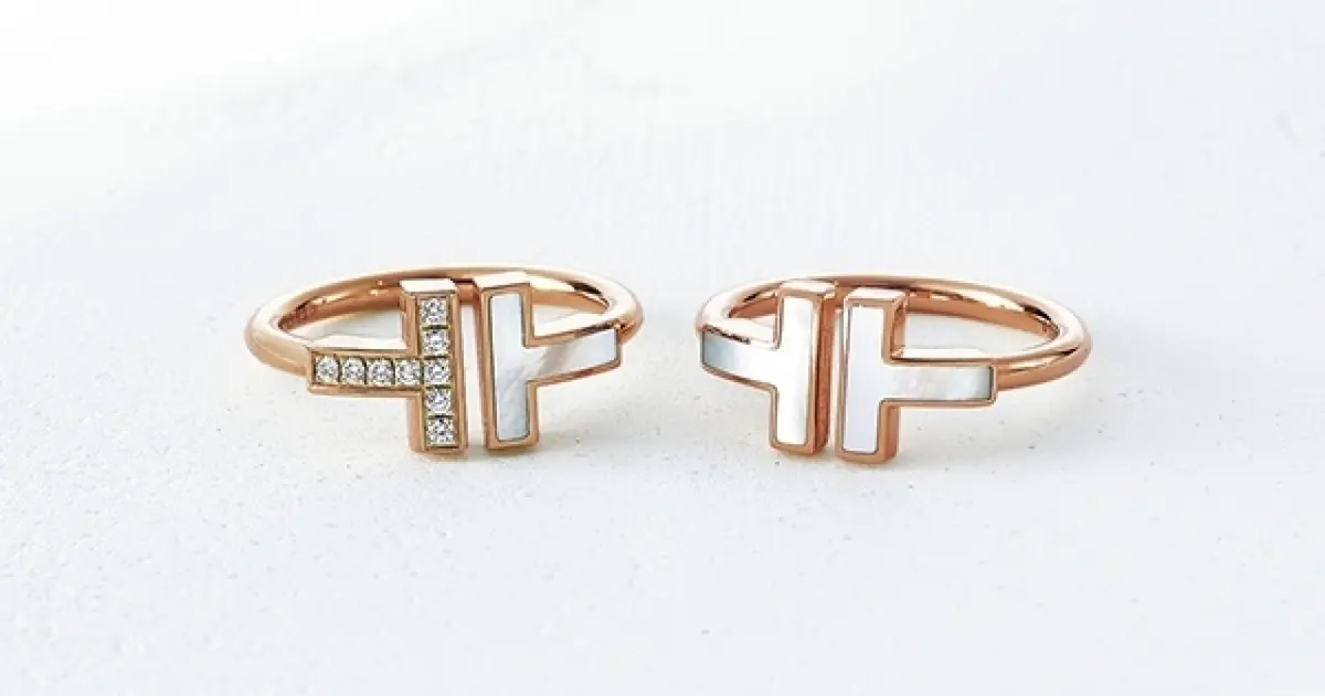 ティファニー T イニシャル カフス ボタン