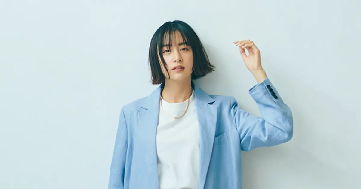 【状態良好】山本美月さん着用☆クレストブリッジ☆ループツイードヘリンボーンケープ otona MUSE WEB掲載】山本美月さんが纏う、本命コート3選