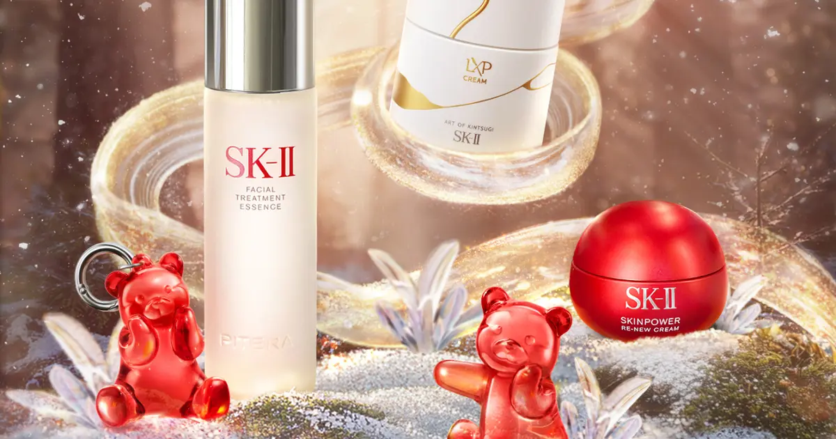 SK-II】ホリデーは可愛い“ぴてくま”と一緒！ スターアイテムだらけの