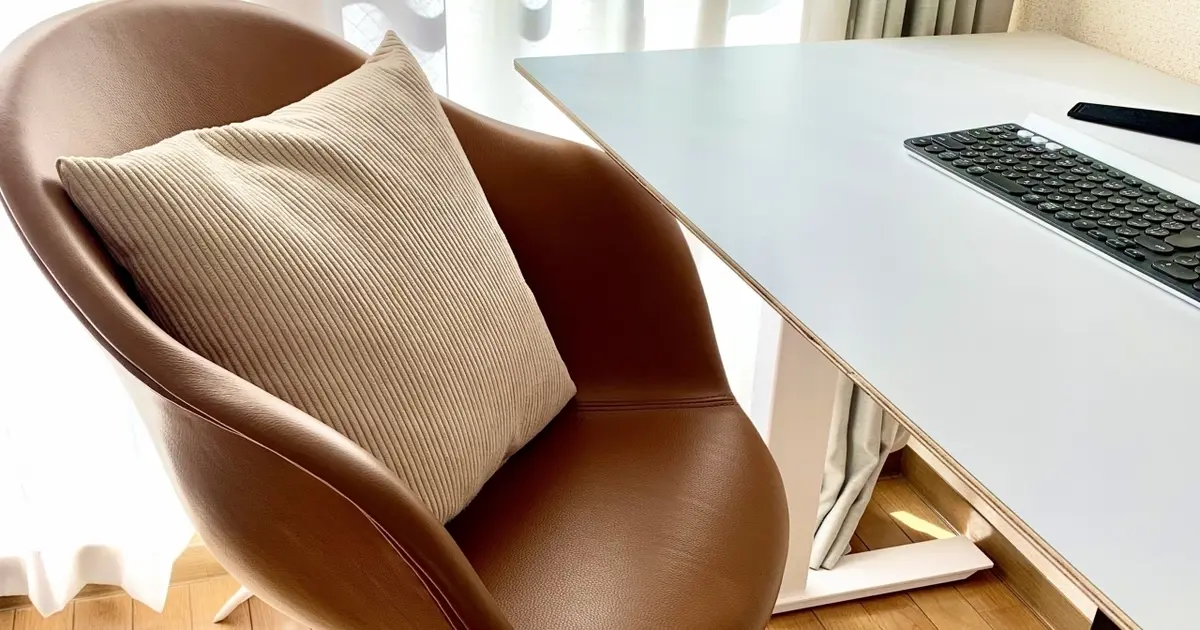 BoConcept(ボーコンセプト)のAdelaide チェアをテレワーク用の椅子